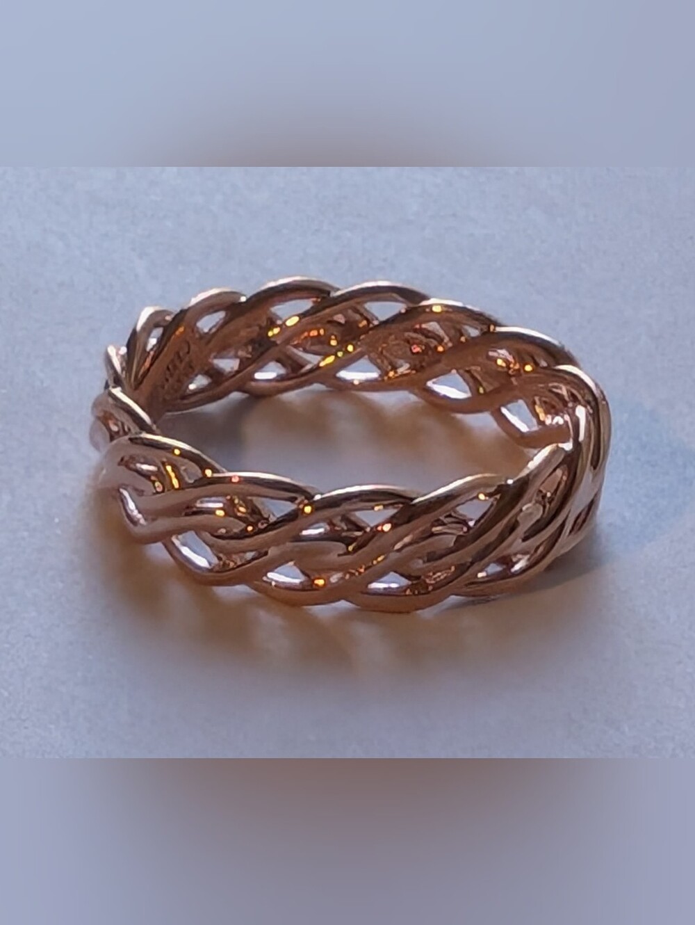 Braided Copper Ring